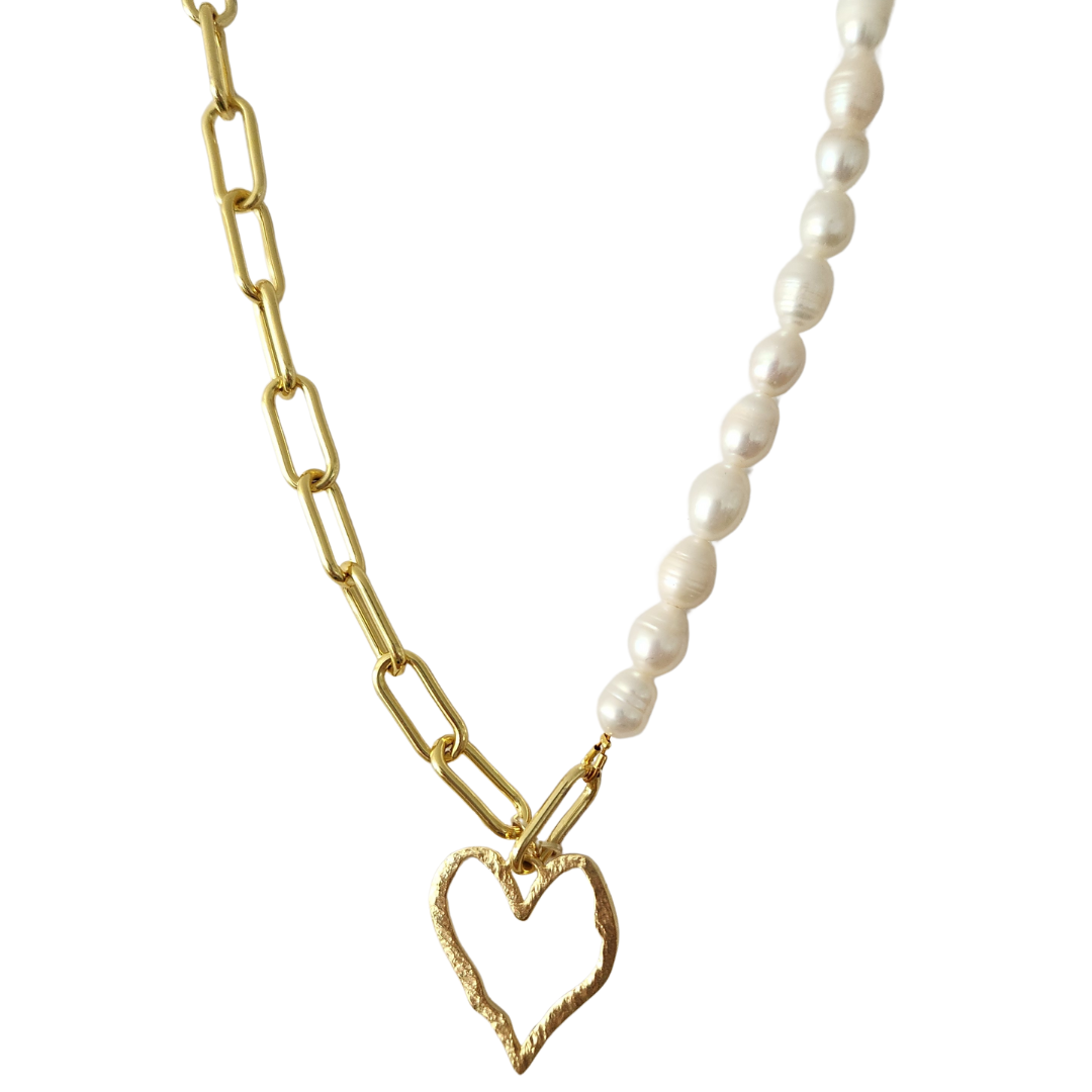 Collar Corazón Eslabón